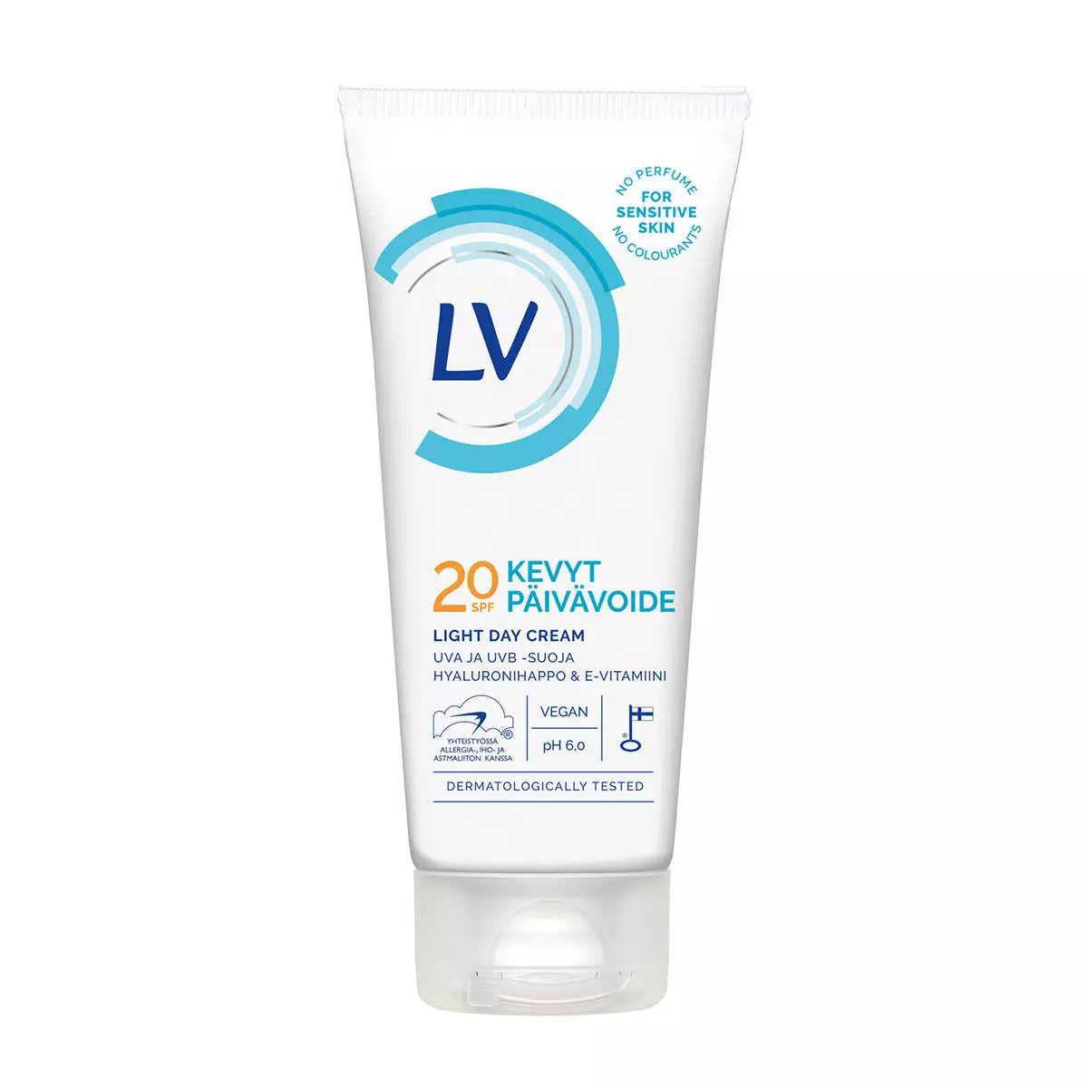 (x) lv Kevyt Päivävoide SPF20 60 ml
