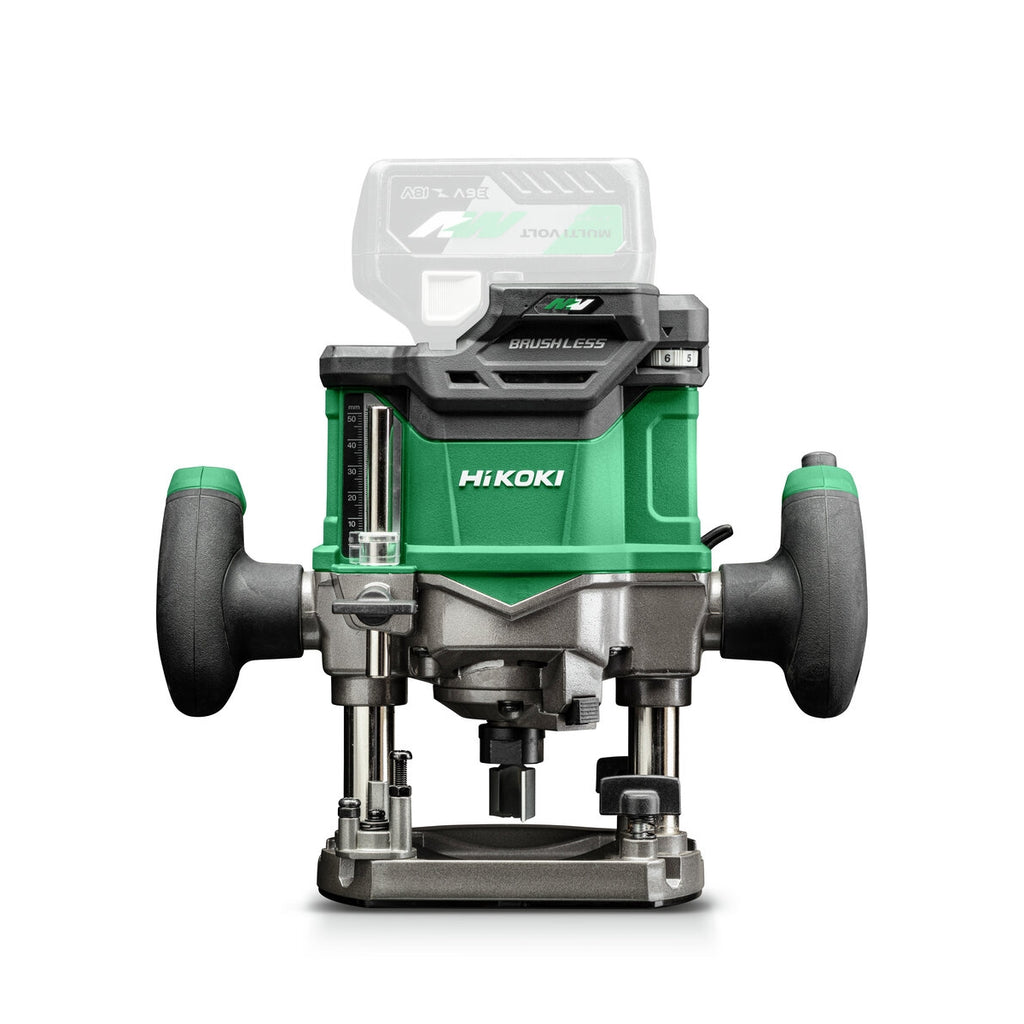 HiKOKI Yläjyrsin M3612DA multi volt, runko, hiiliharjaton, hsc