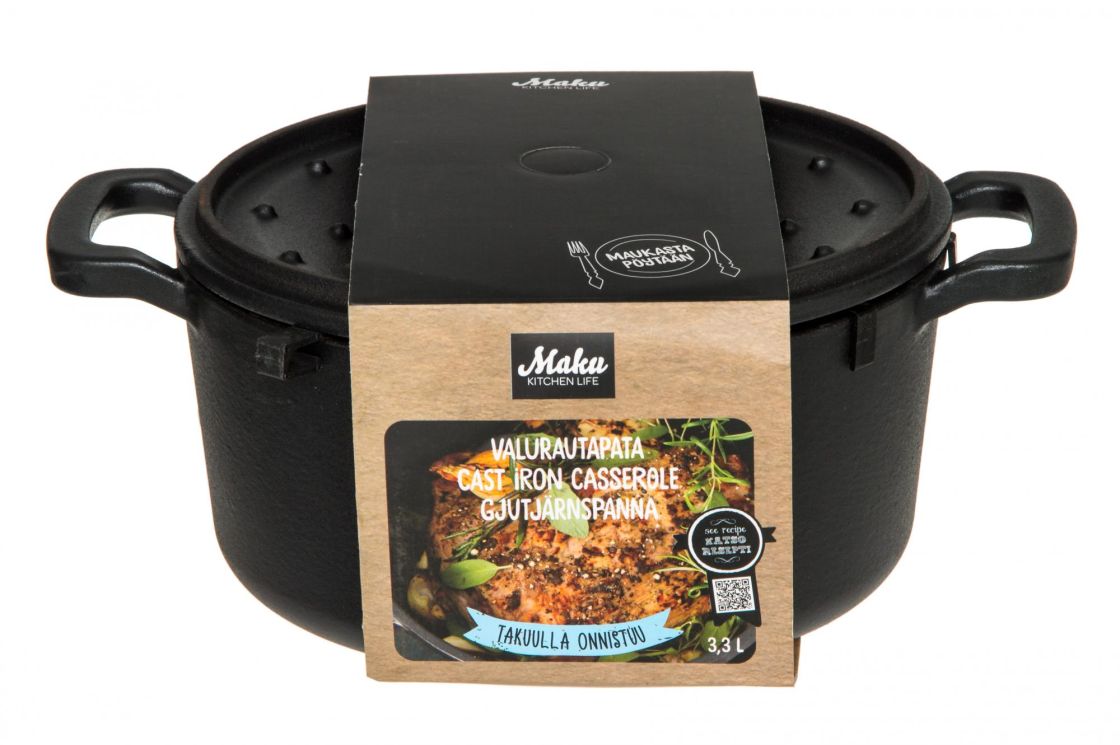 Maku valurautapata 3,3 l