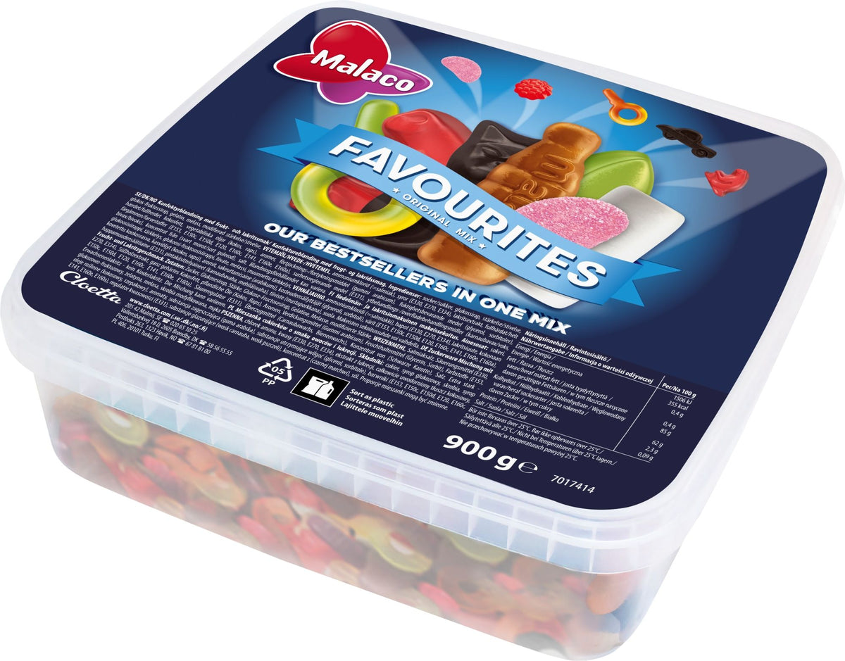 Malaco Favourites 900 g