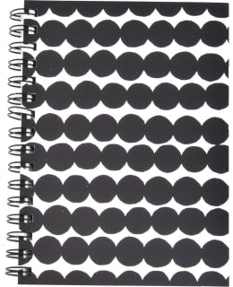 Marimekko Muistikirja A5 Räsymatto Must/valk.