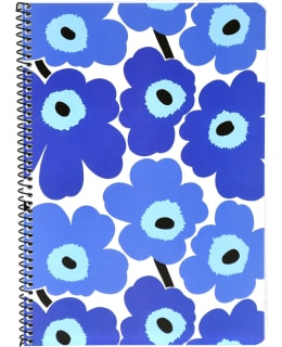 Marimekko Kierrevihko A5 Unikko Sininen