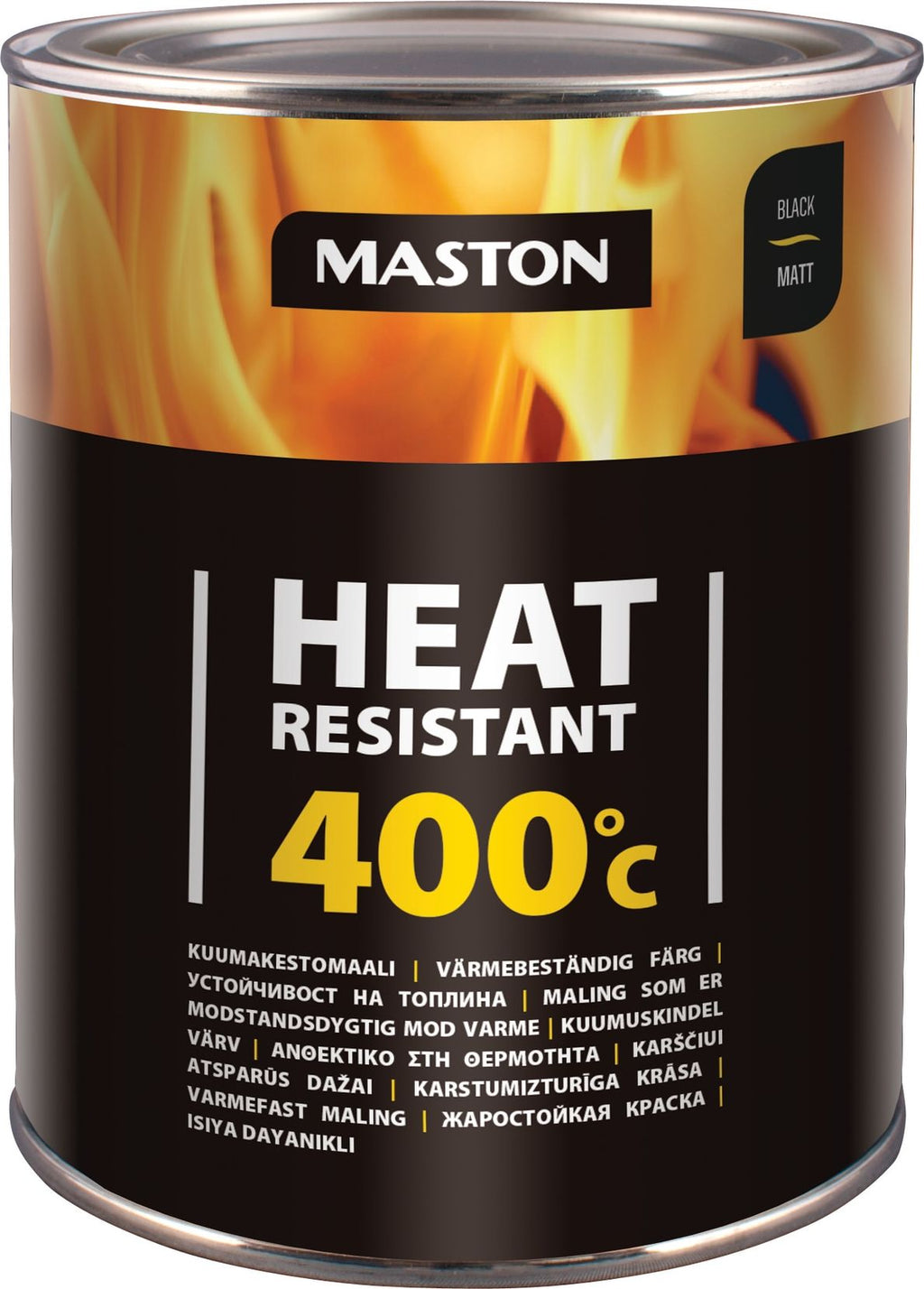Maali Kuumakesto 400C musta 1 l
