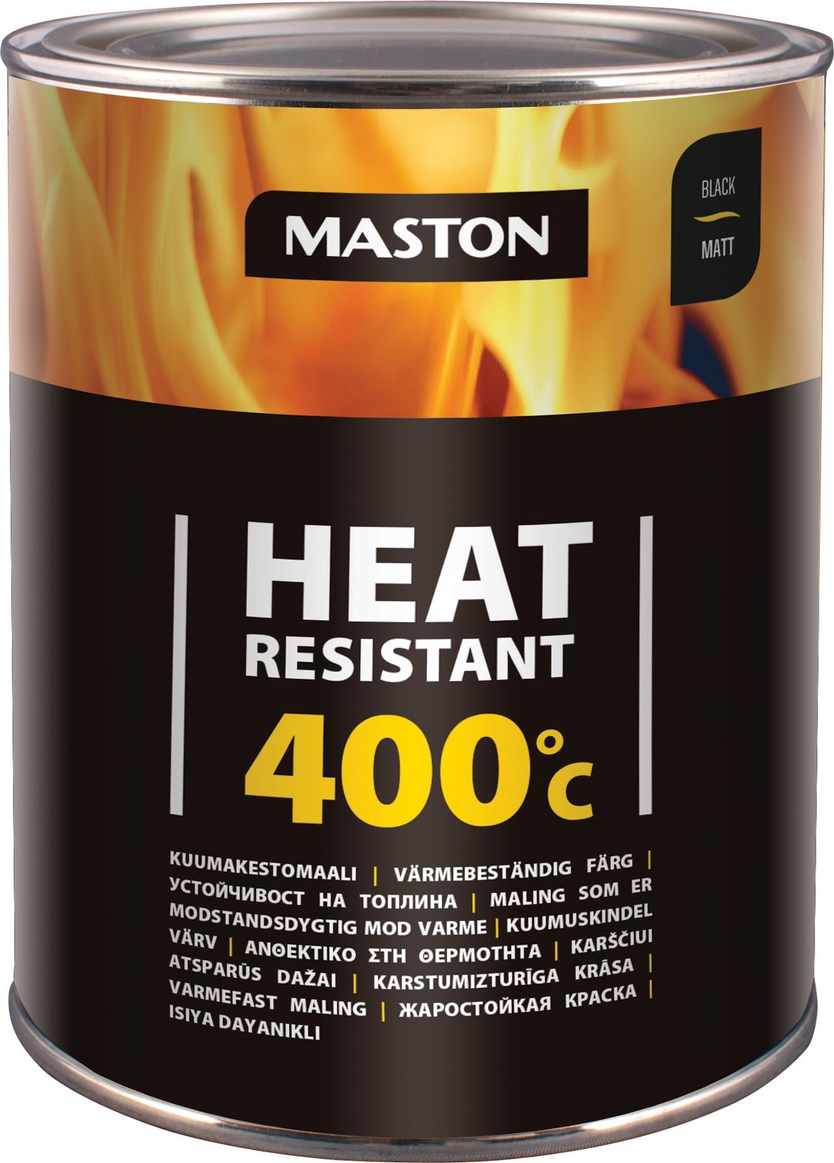 Maali Kuumakesto 400C musta 1 l