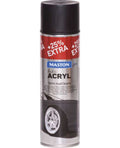Spraymaali AutoACRYL Puolikiiltävä musta 500 ml