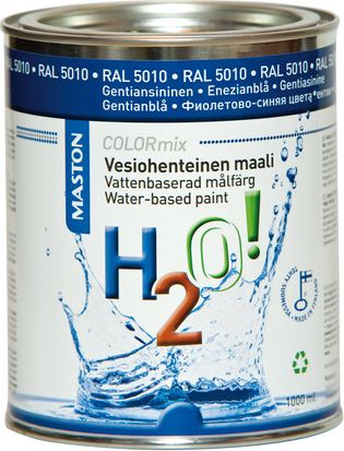 Maali H2O! RAL5010 Gentiansininen 1 l
