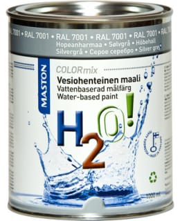 Maali H2O! RAL7001 Hopeanharmaa 1 l