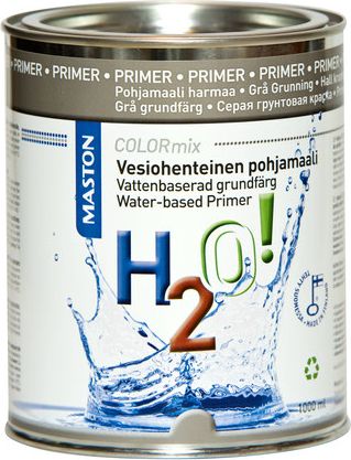 Maali H2O! Primer - pohjamaali harmaa 1 l