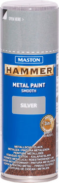 Spraymaali Hammer sileä hopea 400 ml