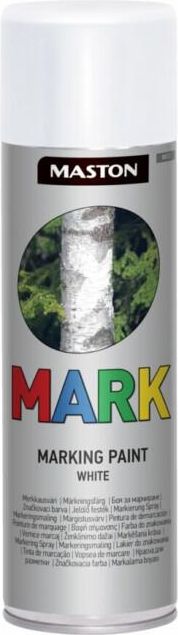 Merkkausvärispray Mark valkoinen 500 ml