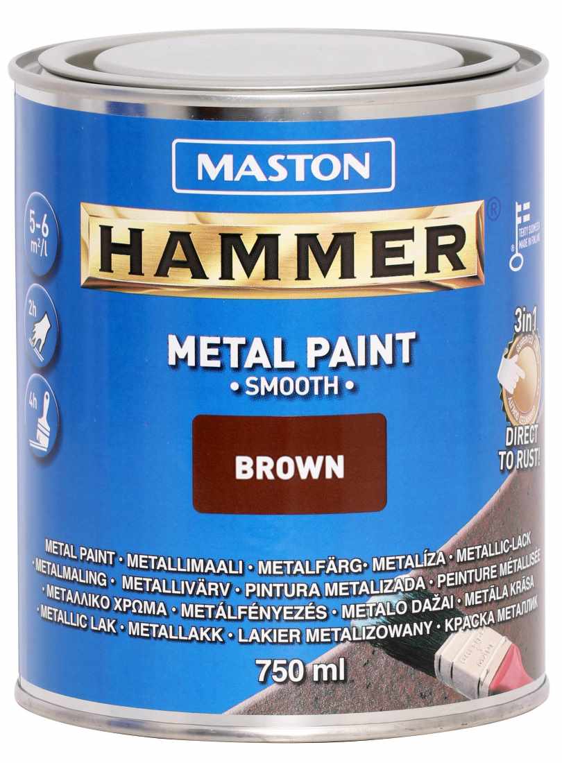 Maali Hammer Sileä ruskea 750 ml