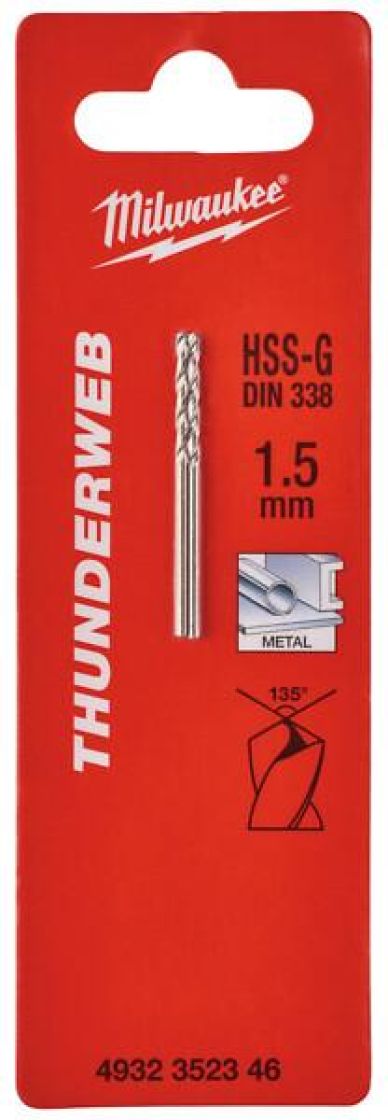 Milwaukee metallipora hss-g 1,5x40 mm