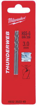 Milwaukee metallipora hss-g 3x61 mm 2p