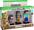 Minecraft 3D 6 cm hahmo 3 kpl