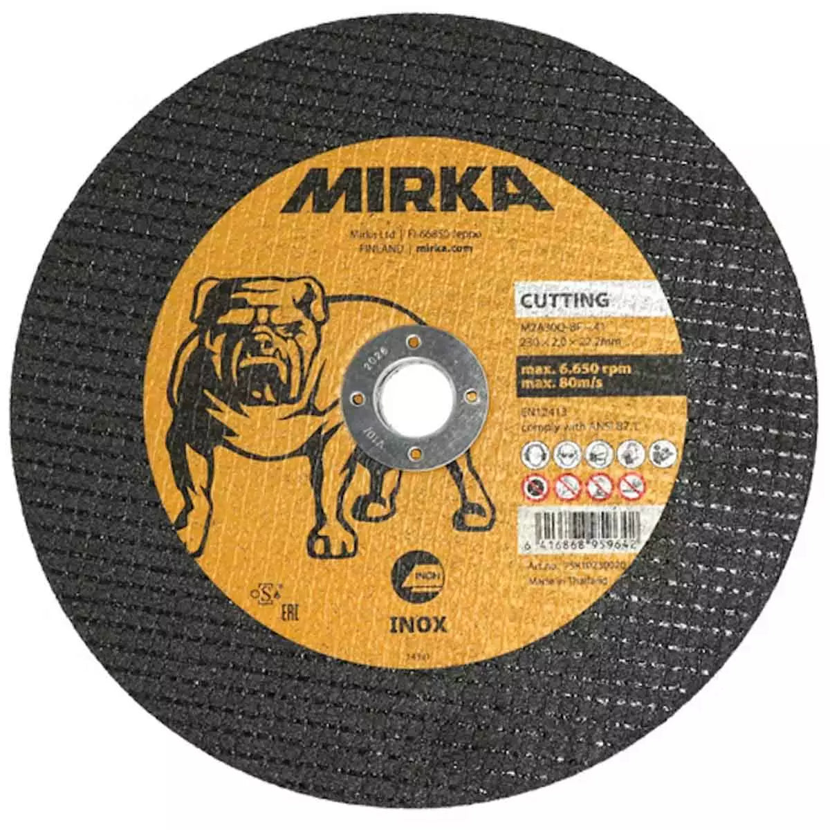 Katkaisulaikka 230x2,0x22,2 mm inox 5 kpl