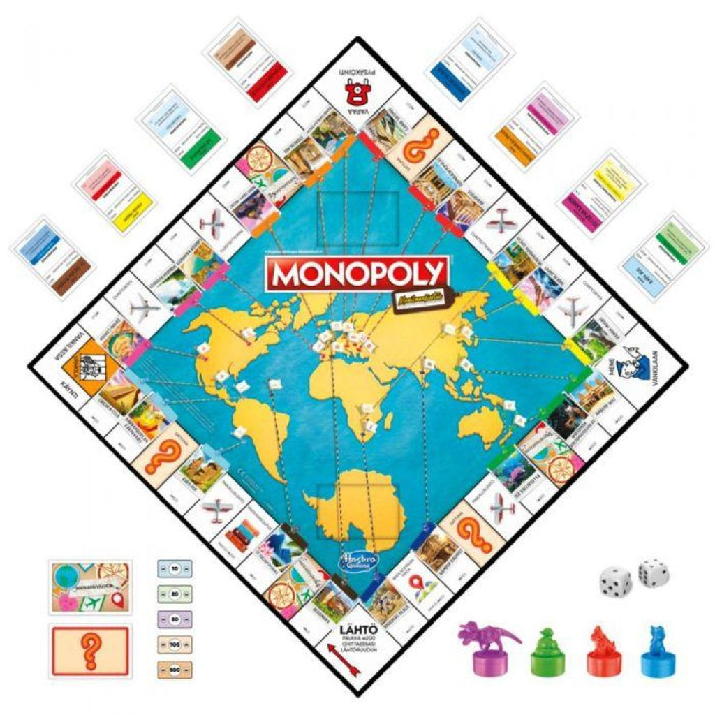 Hasbro Games Monopoly Matkusta maailmanympäri fi