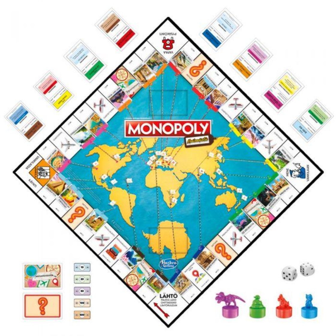 Hasbro Games Monopoly Matkusta maailmanympäri fi