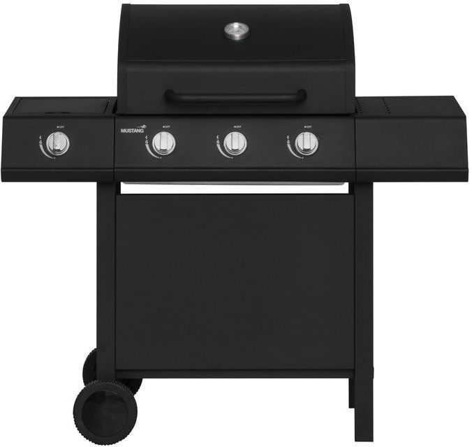 Mustang Kaasugrilli Kingsville 3+1 Black