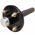 Akselin napa 4x100 mm, pyöreä