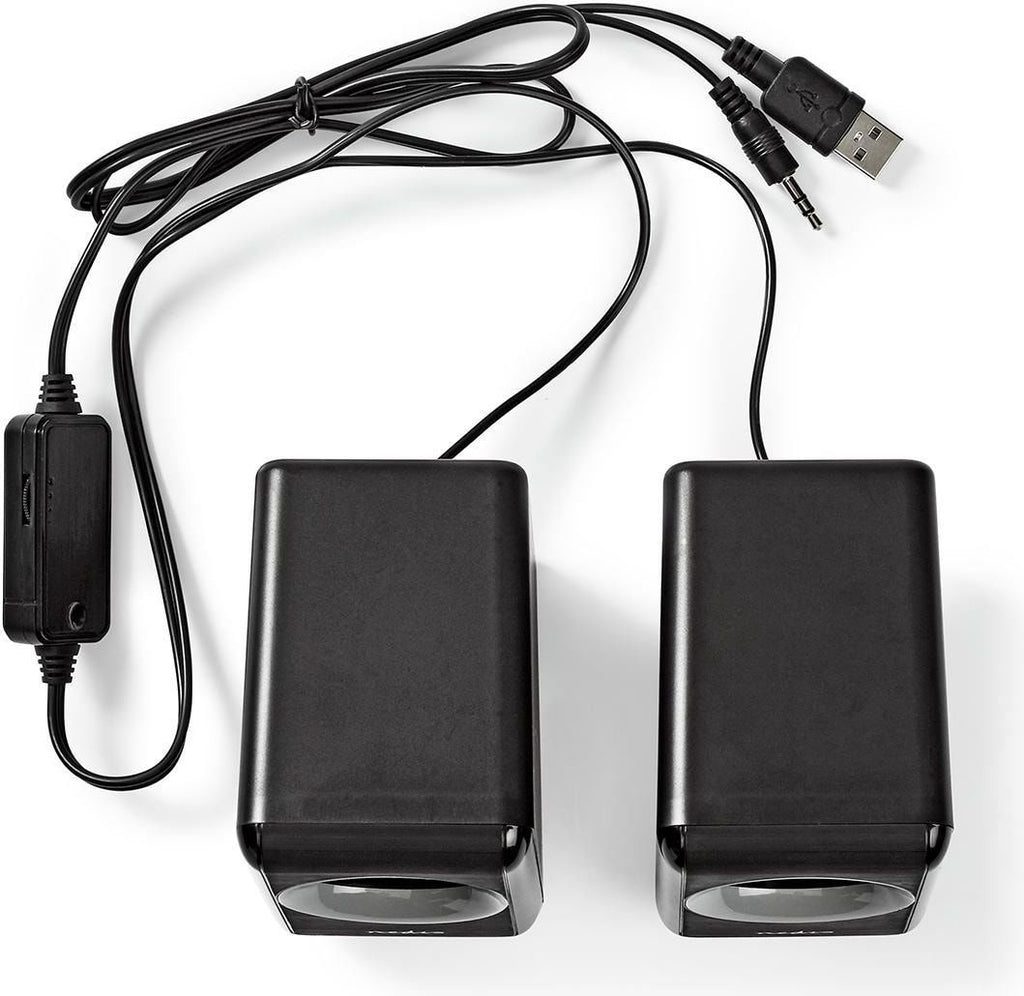 Nedis PC-Kaiutin | 2.0 | 18 w | 3,5 mm:n Liitäntä