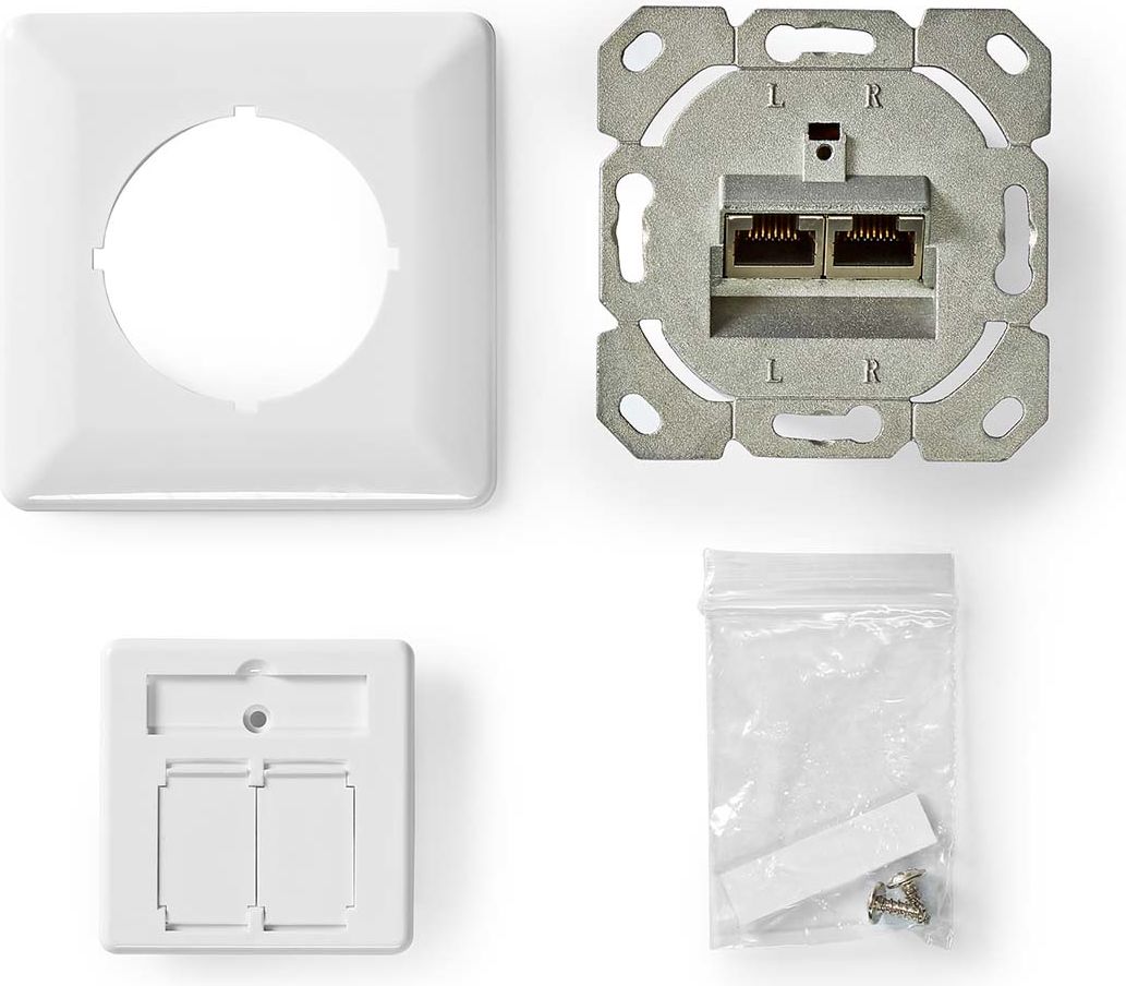 Nedis Verkon seinärasia | 2-P | CAT6a