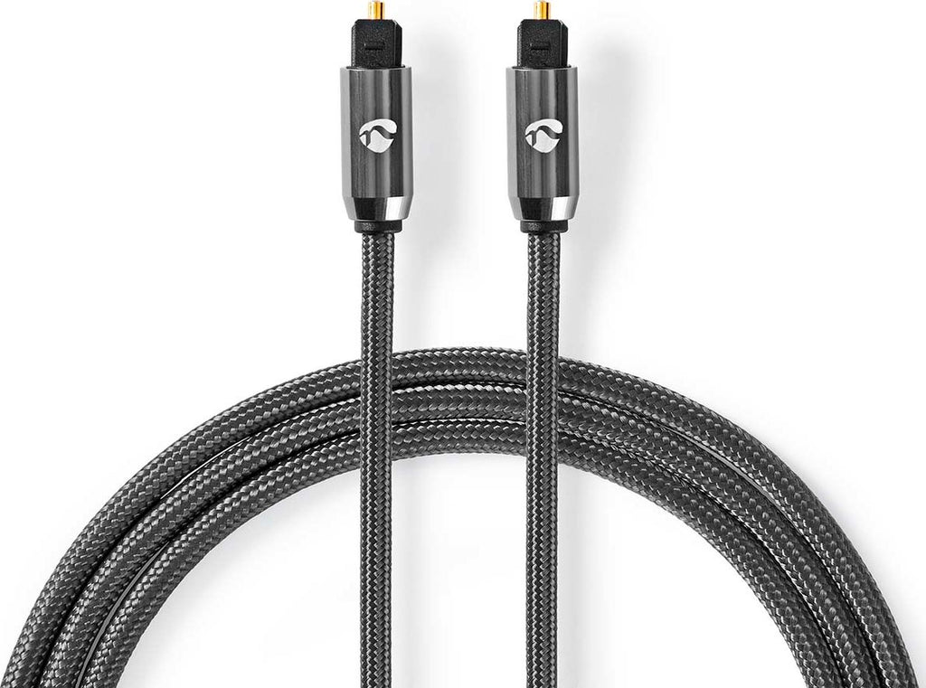 Nedis Optinen Audiokaapeli | TosLink uros - uros | 5.00 m