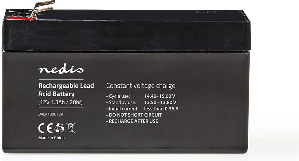Ladattava Lyijyhappoakku 12 v | 1 300 mah | 97 x 43 x 52 mm
