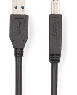 Nedis USB 3.2 Gen1 a - b kaapeli 2.0 m