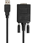 Muunnin | USB a -uros – RS232-uros | USB 2.0 | Kaapeli 0,9 m