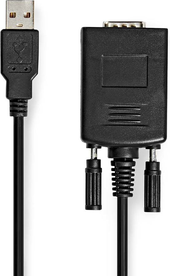 Muunnin | USB a -uros – RS232-uros | USB 2.0 | Kaapeli 0,9 m