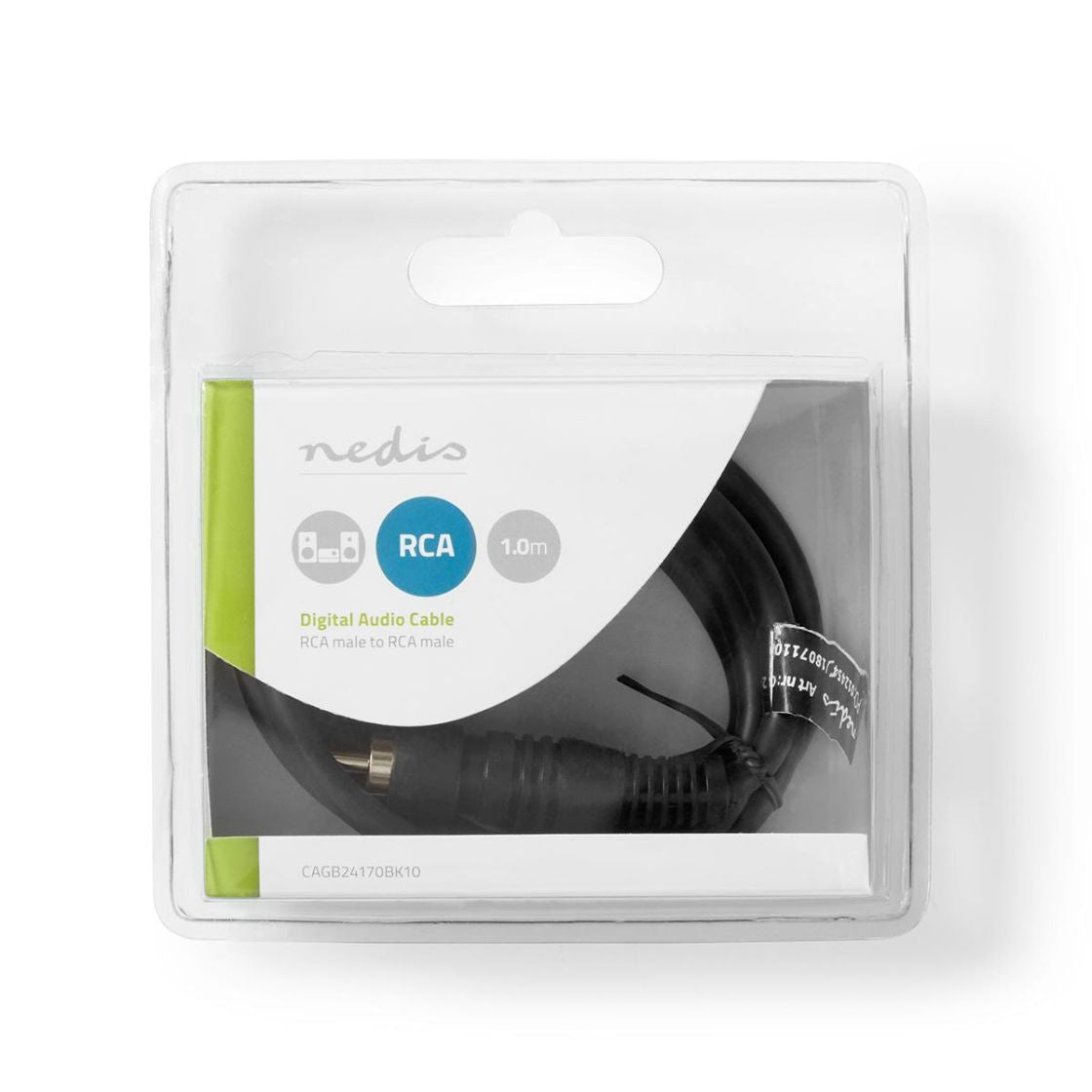 Nedis digitaalinen Audiokaapeli RCA, Uros - RCA, Uros 1 m