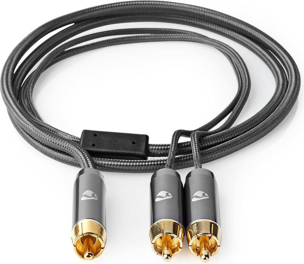 Nedis Subwoofer Kaapeli | RCA Uros - 2x RCA Uros | 3.00 m