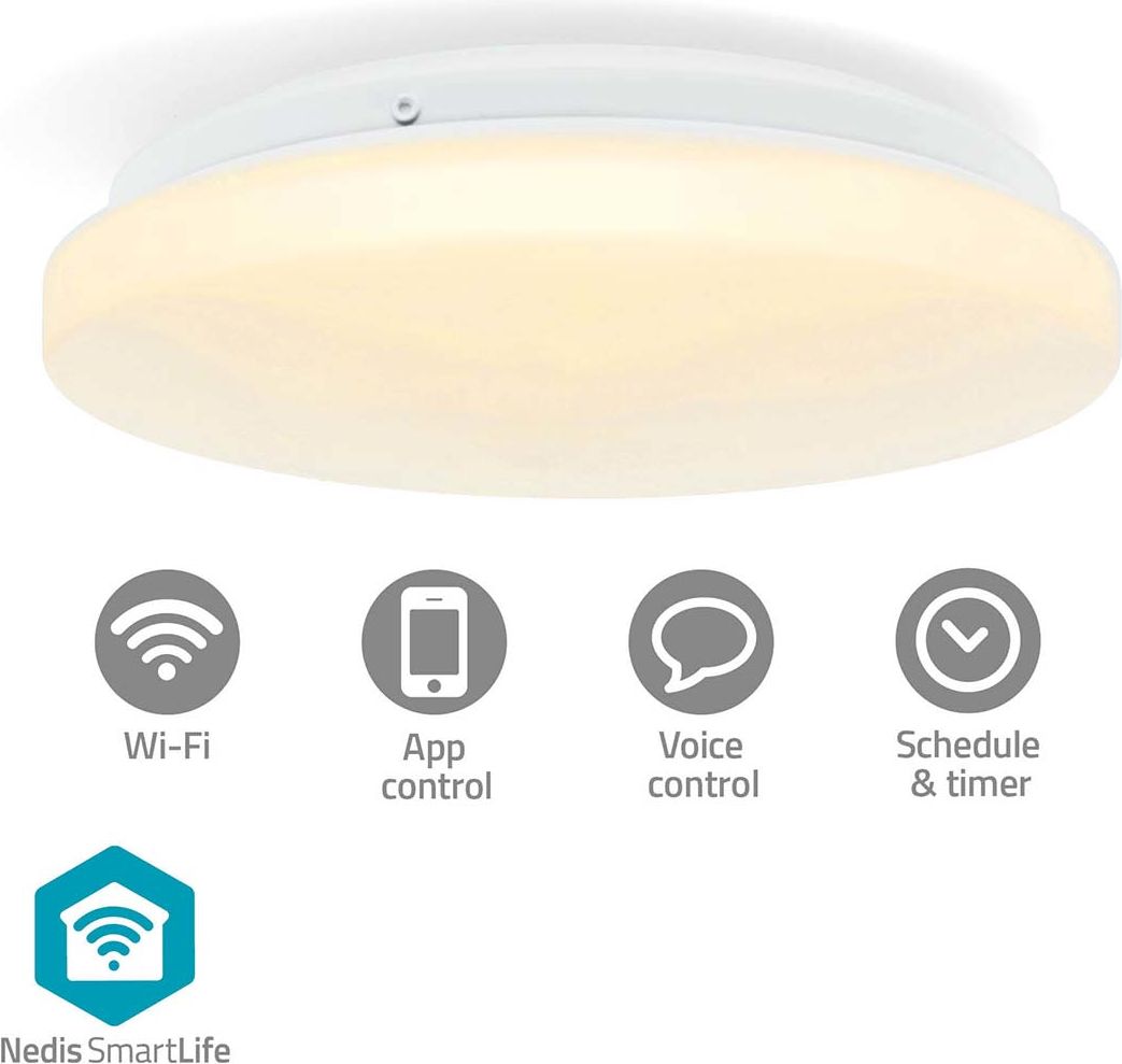 Nedis SmartLife Kattovalo | Wi-Fi | 2700 - 6500 k