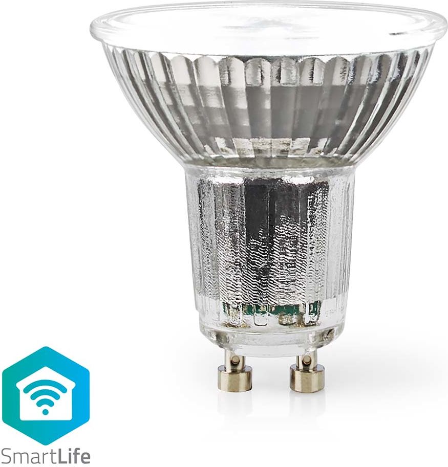 Nedis SmartLife RGB Lamppu | Wi-Fi | GU10 | 345 lm | 4.9 w | RGB + Säädettävä Valkoinen | 2700 - 6500 k | Android™ / ios | PAR16