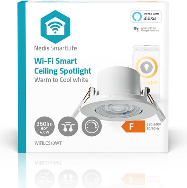 Nedis SmartLife Kattovalo | Wi-Fi | 360 lm | 2700 - 6500 k | IP20