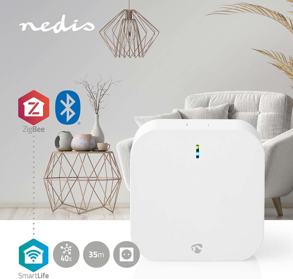 Nedis Zigbee Yhdyskäytävä | Bluetooth / Wi-Fi / Zigbee 3.0