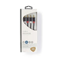 Nedis stereoäänikaapeli 2x RCA Uros - 2x RCA Uros 3 m