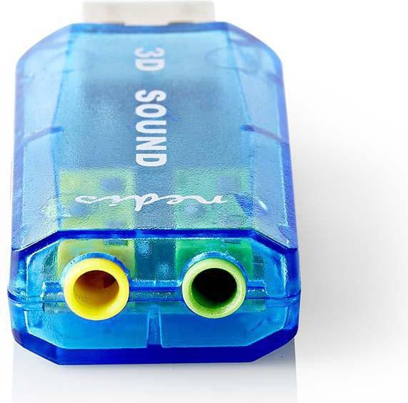 Äänikortti | 3D sound 5.1 | USB 2.0 | 3,5 mm:n Kaksoisliitin