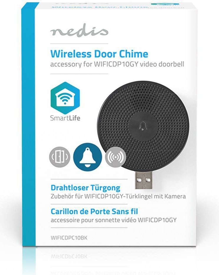 Langaton ovikello | sopii WIFICDP10GY | USB lataus