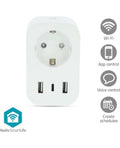 Nedis SmartLife Älypistorasia | Wi-Fi | IP21 | Virtamittari