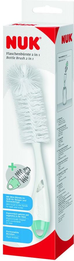 NUK Pullo/Tuttiharja 2in1