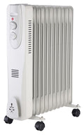 Öljytäytteinen lämmitin 2500 w pyörillä