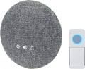 Ovikello langaton paristoilla IP44, harmaa