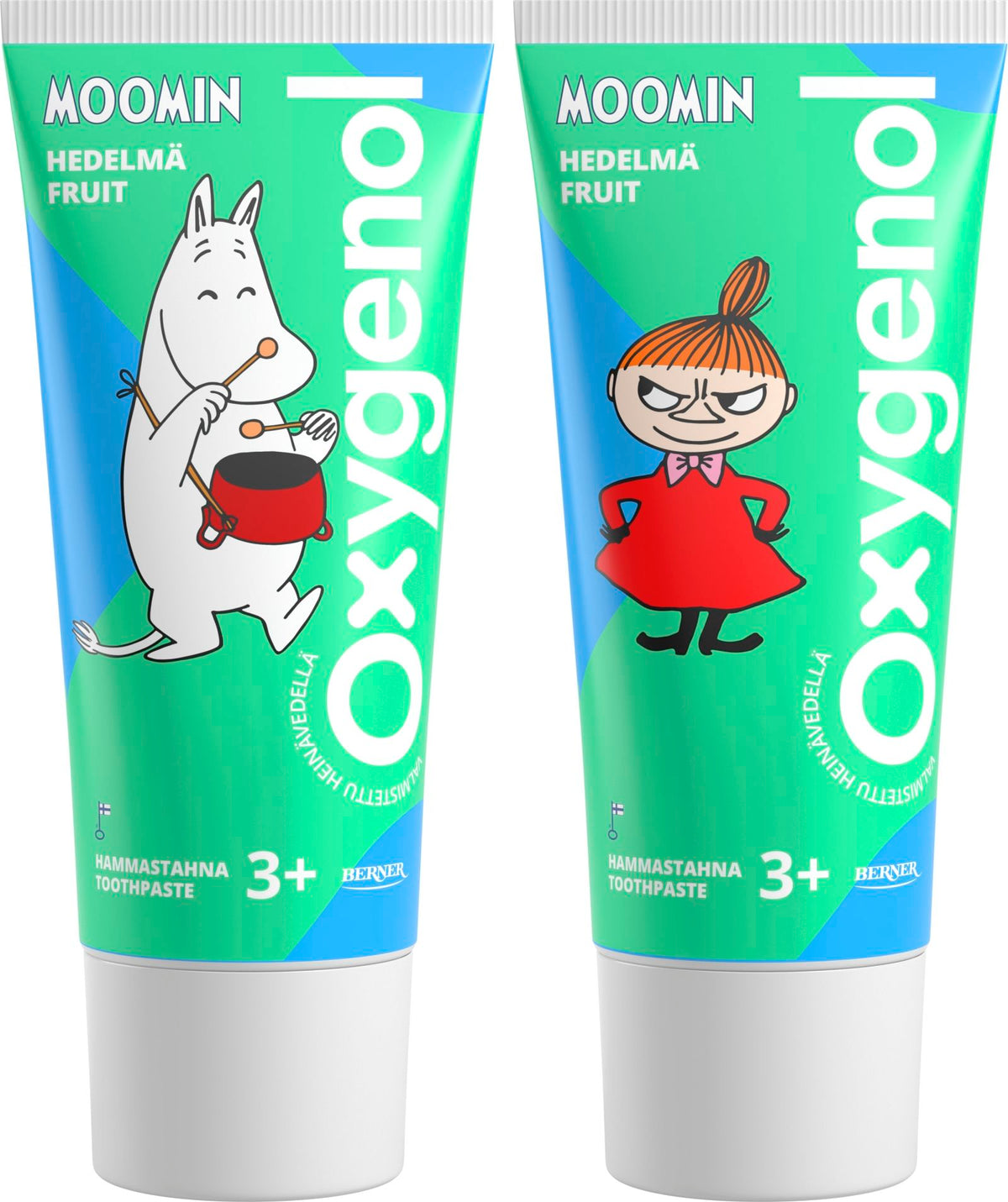 Oxygenol Muumi Hedelmä hammastahna 3+