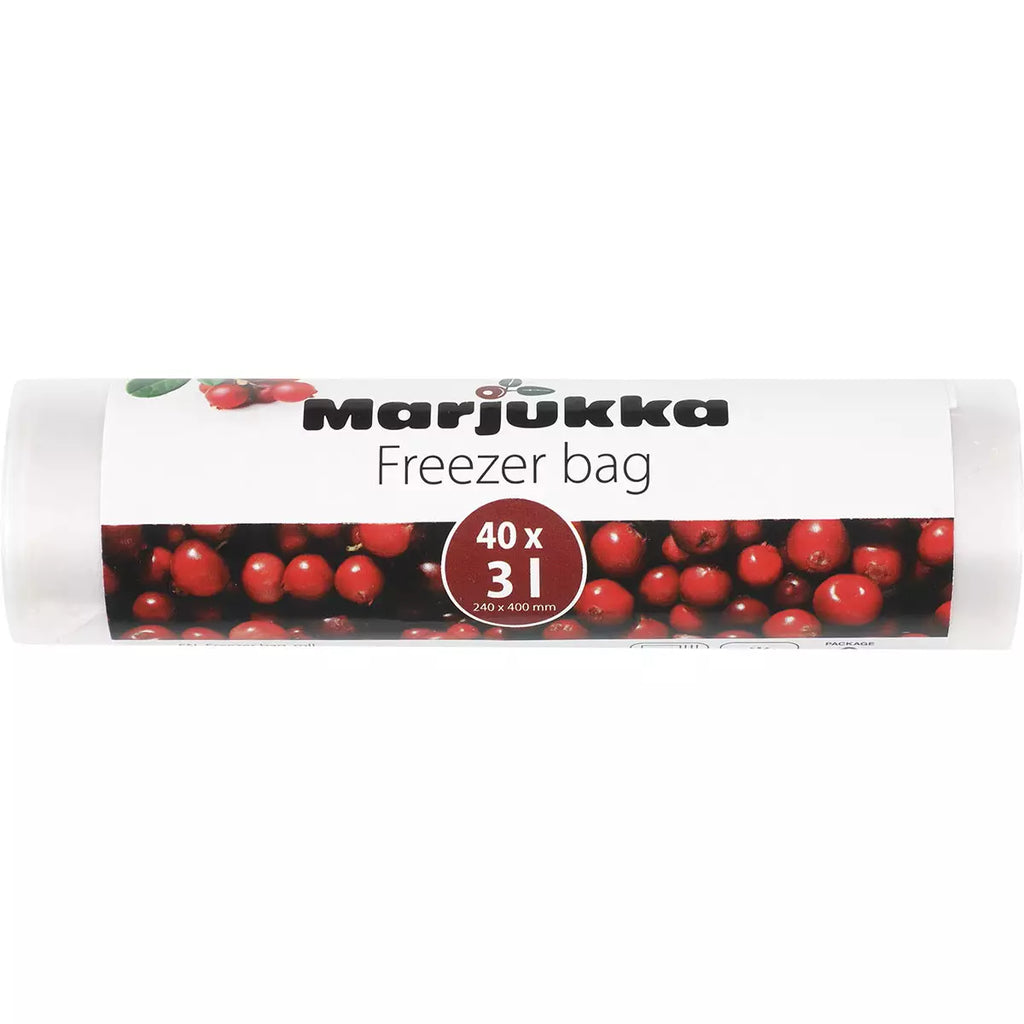 Marjukka Pakastepussi Rulla 3 l /40 kpl