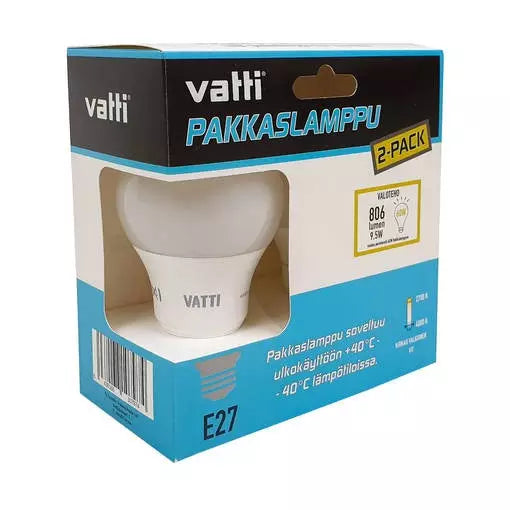 Airam LED Pakkaslamppu 806 lm/4000k 2PACK