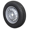 Peräkärryn vanne + rengas m+s 155R13