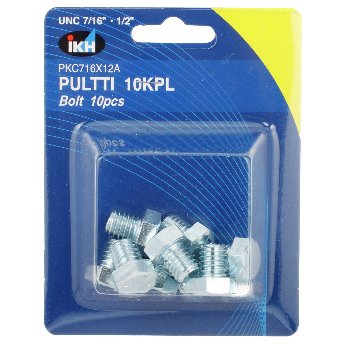 Pultti UNC 7/16 x 1/2" 10 kpl sinkitty