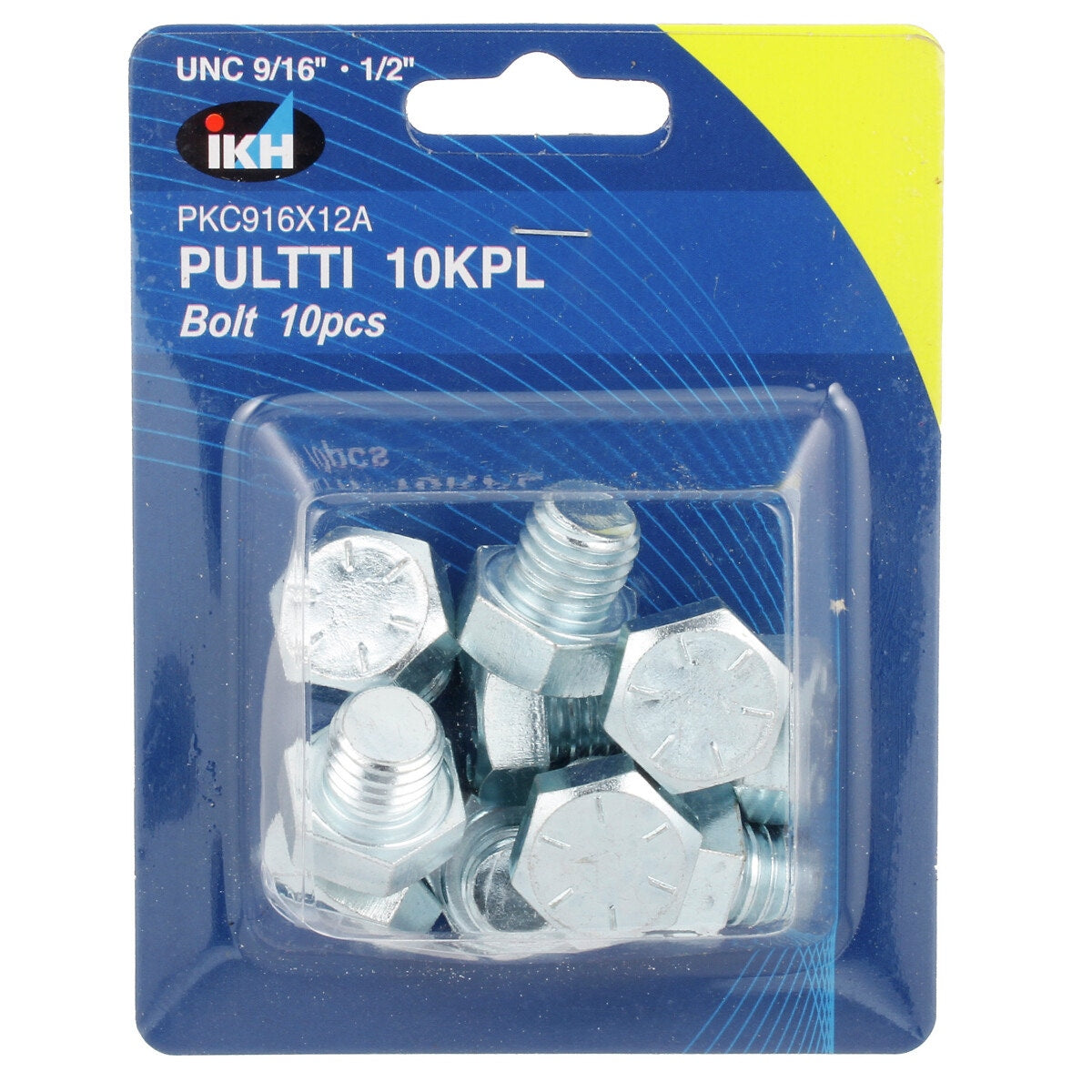 Pultti UNC 9/16 x 1/2" 10 kpl sinkitty