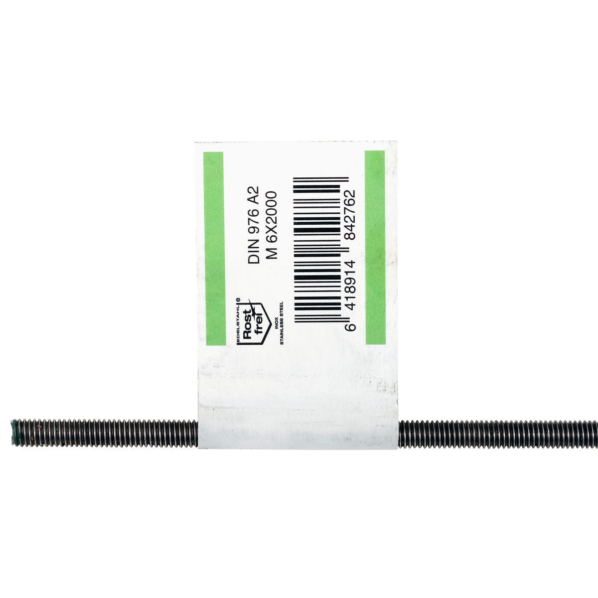 Kierretanko M6 2 m A2 DIN975